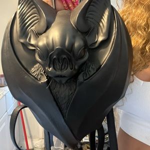 Vampire bat backpack purse